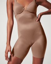 SPANXshapeâ„¢ Invisible High-Waisted Mid-Thigh Short | Cafe Au Lait
